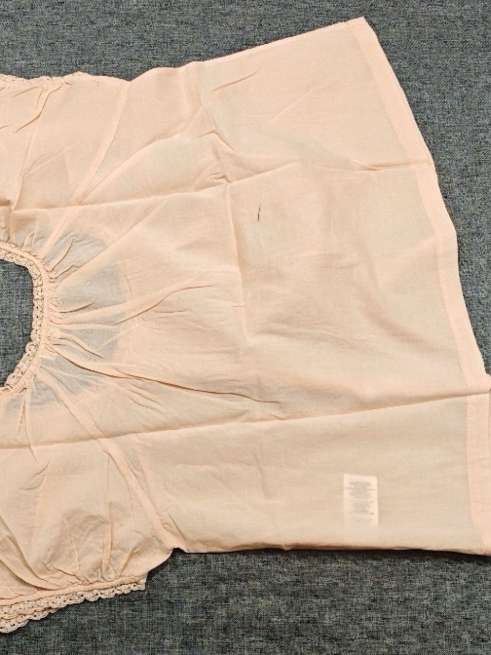 Doen Frederica Organic cotton blouse in Blush - Picture 9 of 9